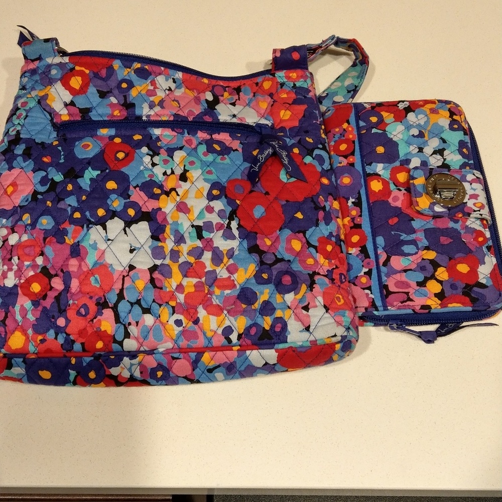 Vera Bradley Purse and Matching Wallet